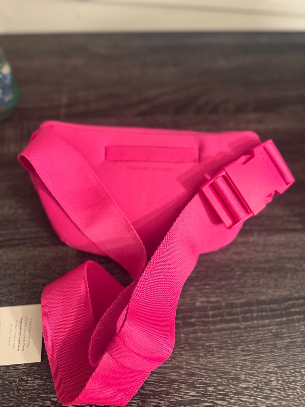 Dagne Dover Fanny Pack in color Hottest Pink - Picture 3 of 4